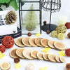 Natural Round Cedar Wood Slices Party Tabletop Decorations
