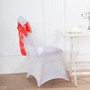5 pcs Coral Satin Chair Sashes