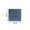 4 pcs Heart and Love Glass Coasters in a Gift Box