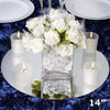 4 pcs 14" wide Round Mirrors Centerpieces
