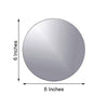6 pcs 6" wide Round Mirrors Centerpieces