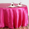 Fuchsia (Fushia) 108" Satin Round Tablecloth