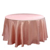 Dusty Rose 108" Satin Round Tablecloth