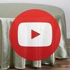 120 inch Dusty Rose Polyester Round Tablecloth