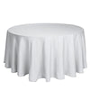 120 inch Blue Polyester Round Tablecloth