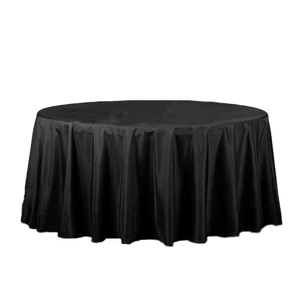 120 inch Royal Blue Polyester Round Tablecloth