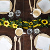 6 ft Yellow 3D Chain Sunflower Garland