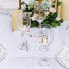 12 pcs Letter "C" Gold Rhinestones Gem Stickers
