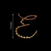 12 pcs Letter "D" Gold Rhinestones Gem Stickers