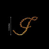 12 pcs Letter "H" Gold Rhinestones Gem Stickers