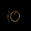 12 pcs Letter "L" Gold Rhinestones Gem Stickers