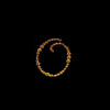 12 pcs Letter "L" Gold Rhinestones Gem Stickers