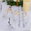 12 pcs Letter "Q" Gold Rhinestones Gem Stickers