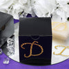 12 pcs Letter "C" Gold Rhinestones Gem Stickers