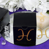 12 pcs Letter "F" Gold Rhinestones Gem Stickers