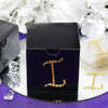 12 pcs Letter "G" Gold Rhinestones Gem Stickers