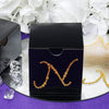 12 pcs Letter "K" Gold Rhinestones Gem Stickers